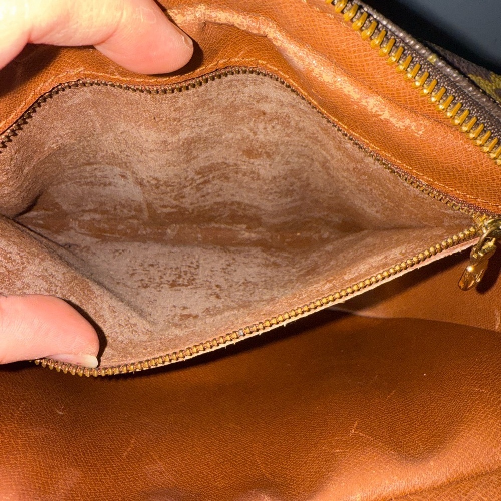 Louis Vuitton Monogram Crossbody Bag in Brown and Tan - Picture 10 of 13